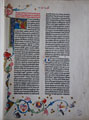 Biblia [Mainz: Johann Gutenberg, ca. 1454/55]. Facsimile edition of the 42-line  Gutenberg Bible. Saint Jerome's Preface.