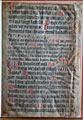 Psalterium cum canticis [Mainz: Peter Schoffer und Johann Fust, 14.VIII.1457]. Two-colour initial.