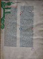 Biblia [Mainz: Johann Fust und Peter Schoffer, 14.VIII.1462]. Bible published by Fust and Schoeffer.