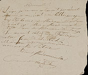 Pyotr Tchaikovsky. Letter to Frederick Dürbach. 1848.