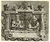 Double Portrait of Gerardus Mercator (1512-1594) and Jodocus Hondius (1563-1612)
