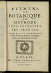 Элементы ботаники, или методы для знакомства с растениями Турнефора