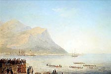 Прибытие императрицы Александры Федоровны в Палермо в 1845 году