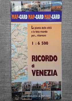 Souvenir of Venice, an Italian-language historical and cultural map