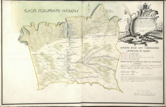 Карта Туруханного уезда
