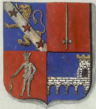 Coat of arms of Baron de Laval.