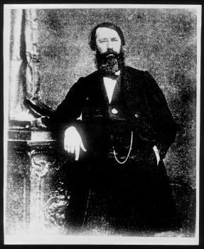 Портрет В. В. Стасова, снятый в Париже. 1862. 