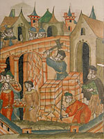Разбор обрушившихся стен Успенского собора