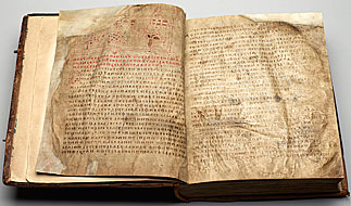 Laurentian Codex. First folios of the manuscript