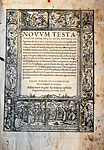 Novum Testamentum omne, multo quam antehac diligentius ab Erasmo Roteodamo recognitum...[Basel: Froben, 1519]. Новый завет на греческом языке.