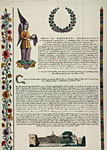 An official deed from Armenian Patriarch  Isaiah to Cr. Lazarev. Jerusalem. 1865