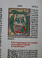 Biblia [Augsburg: Gunther Zainer, 1475-1476]. Beginning of the Epistle of Apostle Paul to Titus. Engraved initial. ff7 v.