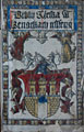 Biblij Czeska W Benatkach tisstena [Venezia: Peter Lichtenstein,1506]. Czech Bible. Title sheet. Edition on which Francysk Skaryna's translation and publications are based