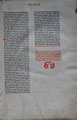 Biblia [Mainz: Johann Fust und Peter Schoffer, 14.VIII.1462]. Bible published by Fust and Schoeffer. Printer's mark.