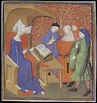 Miniature from the book «Book of the City of Ladies»