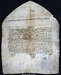 Marriage contract between the Rabbanite Avraham Ashkenazi ben Joseph and Esther bat Shemuel