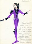 T. Bruni. Costume designs to M. Petipa's ballet «Satanilla, or Love and Hell»