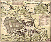 Map Nova ac verissima urbis St. Petersburg...
