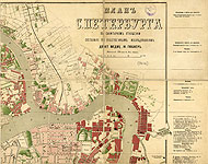 Plan Showing a Sanitary Condition of  St. Petersburg