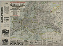 Location of Austro-German Troops on the Russian Front