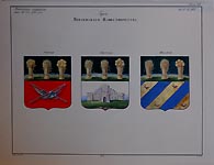 Coats of Arms of  Penza Province. Mokshan, Gorodishche, Shishkeyev.