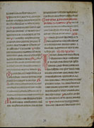 Breviary of the 15 cent. Fragment
