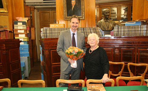 Croatian Ambassador  to the Russian Federation  Igor Pokaz  and Svetlana Vyalova