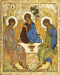 Andrei Rublev. Holy Trinity