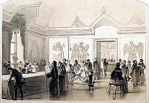 Выставка Севастьяновского собрания копий и снимков с хранящихся на Афоне предметов искусства в зале Священного Синода в феврале 1859 г.