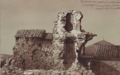 Черкасов П. А. Развалины церкви Византиса в Лахерне