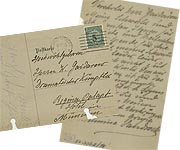 Письмо Вильгельмины и Адели Зандрок