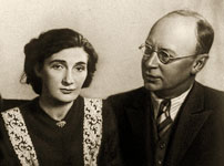 Мира Александровна Мендельсон и Сергей Сергеевич Прокофьев