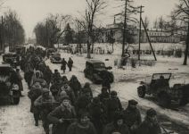 Вступление наших войск в Гатчину. 26 января 1944 г. 