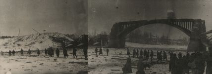 «На Кингисепп! Переправа через реку Луга». 1 февраля 1944 г.