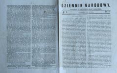 Газета “Dziennik Narodowy” Nr. 1
