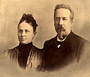 Эдуард Андреевич Гранстрем с женой М. Д. Гранстрем