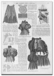 Передник с фриволитэ (№50) и платье с бретелями для молодых девиц (№38); Прил. к журналу «Модный свет» 1895, №35