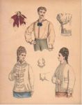 Рубашка с прошивками,  журнал «Специальный журнал для мужского и дамского белья», 1878, №1