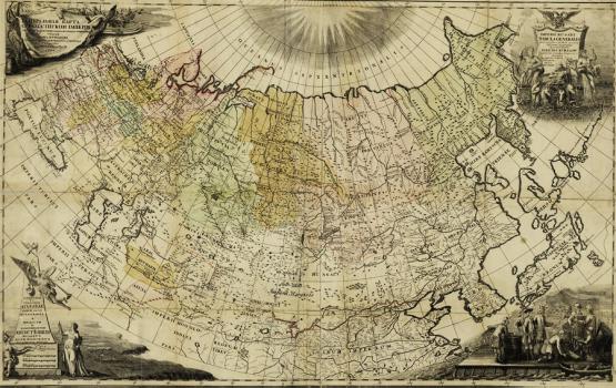 General map of Russian Empire