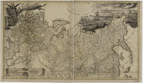 General map of Russian Empire