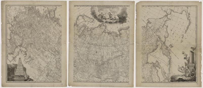 New map of Russian Empire divided into regions