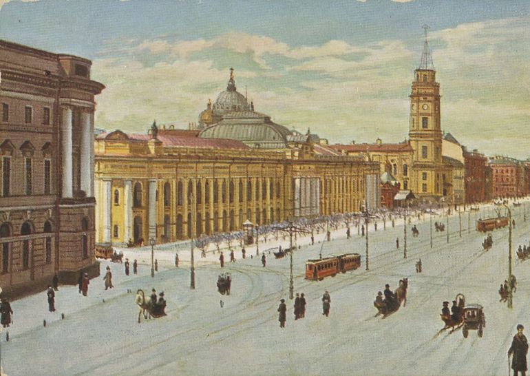 Winter-in-St.-Petersburg-City Postcards