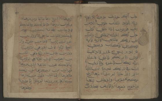 Коран с интерлинарным персидским переводом. XVI в.(?) Индия. 