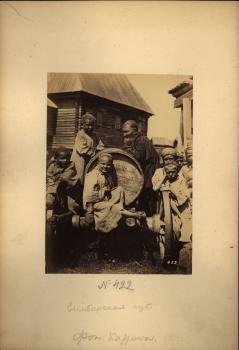 Каррик В. А. Крестьянские дети у бочки-водовозки. 1870-е