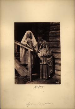  V.A Carrick. Inhabitants of the Kostroma Province in a Wedding Dress. 1870s