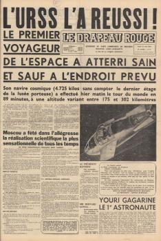 «Le Drapeau rouge» (Брюссель), 13 апреля 1961 года. - № 73, - c. 1