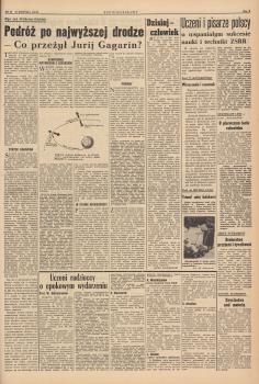 «Życie Warszawy» (Варшава), 13 апреля 1961 года. - №88, с. 3