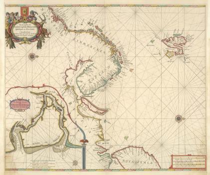 De Zee Custen van Ruslant, Laplant, Finmarchen, Spitsbergen en Nova Zemla. –