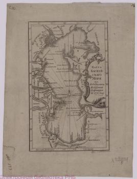 Карта Каспийскаго моря из новейших известий собранная в 1776 году 