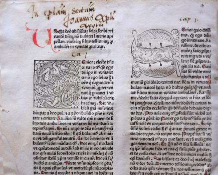 Biblia. [Basel: Berthold Ruppel und Bernhard Richel, nicht nach 1475] [vielmehr nicht nach 1474]. 2° (GW 4213)